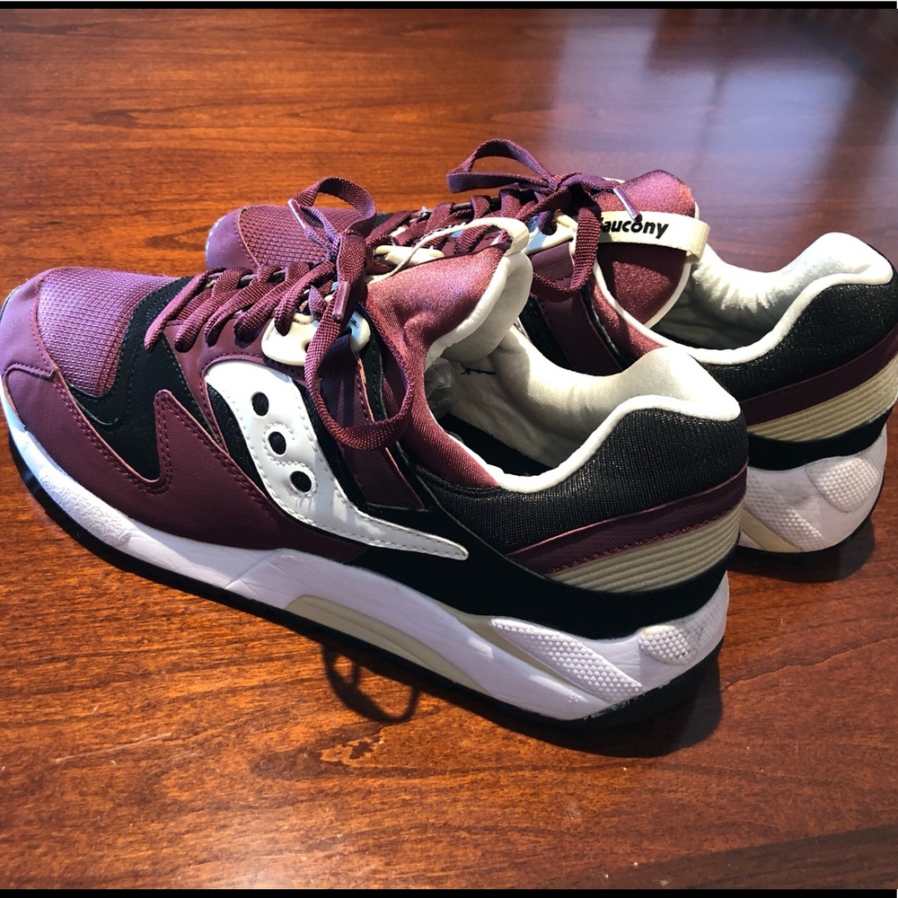 Men’s Saucony Originals Grid 9000 Maroon/White